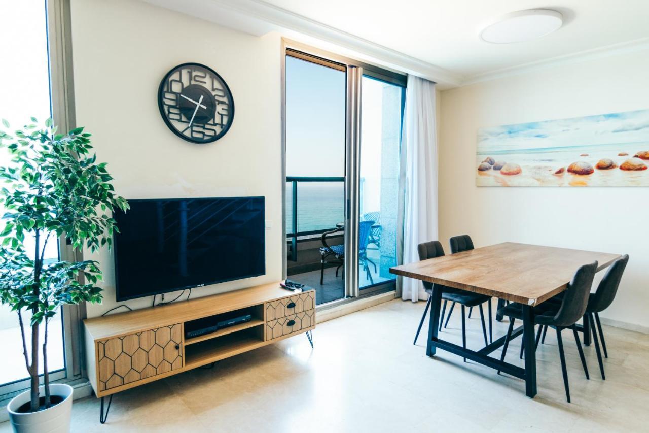 Almog Beach Apt Hotel מלון דירות אלמוג ביץ' ไฮฟา ภายนอก รูปภาพ